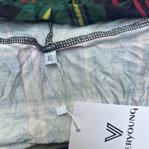 Veryoung Stretchy Plaid Cardigan - Picture 3 of 3